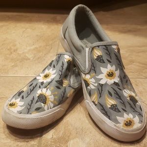 Bucketfeet Gray Slip-Ons